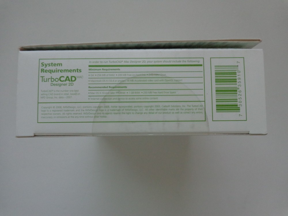 TurboCAD v.4.0 Mac Designer 2D