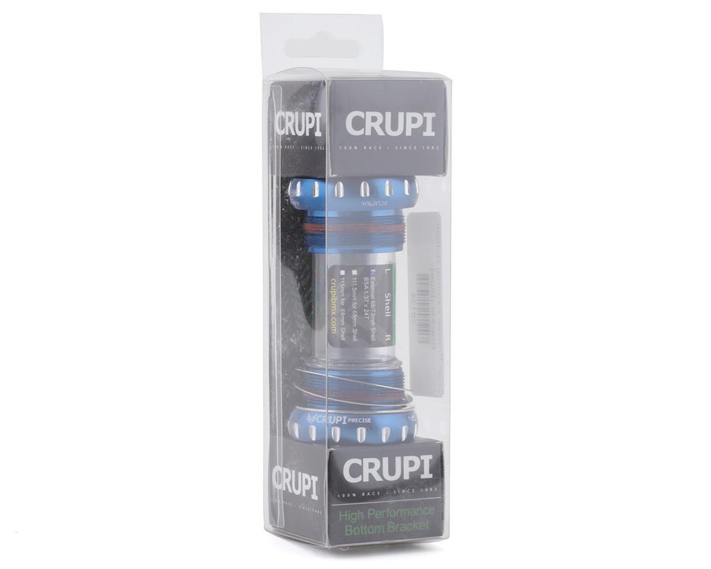 Crupi Precise External Euro Bottom Bracket (Blue) (24mm) [28134]