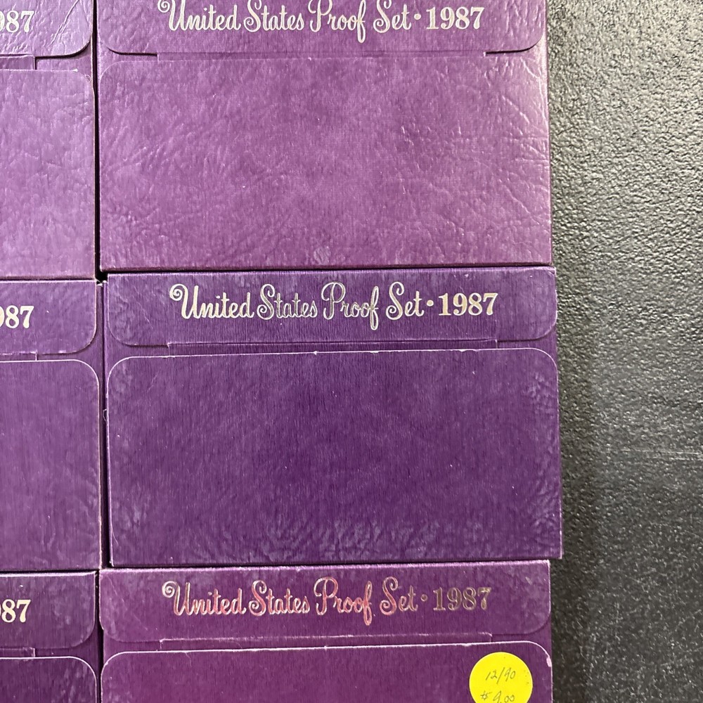 1987-S Clad Proof Sets LOT OF 10