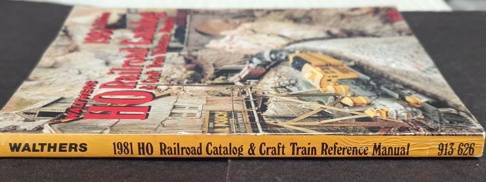 ***VINTAGE 1981 WALTHER'S HO SCALE MODEL TRAIN CATALOG & REFERENCE MANUAL***