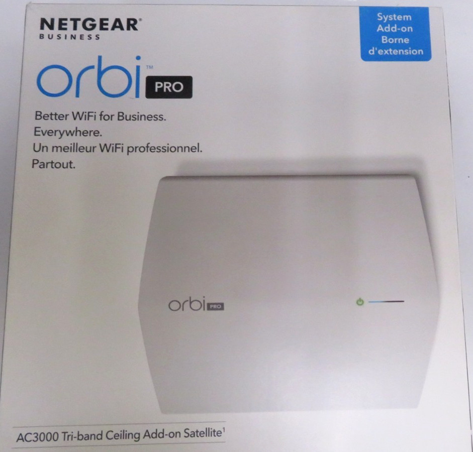 NETGEAR Orbi Pro SRC60-100NAS Wireless Range Extender – IEEE 802.11ac – USED