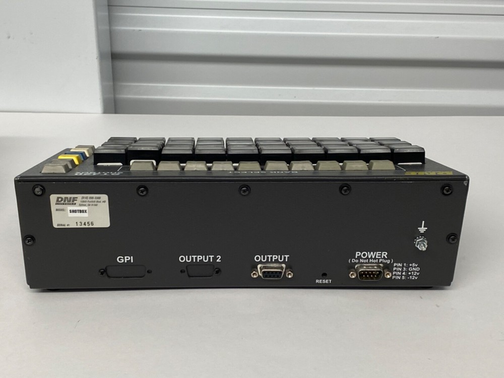 DNF ST300 VTR/DDR CONTROLLER & DLM ST420 SHOTBOX UNTESTED