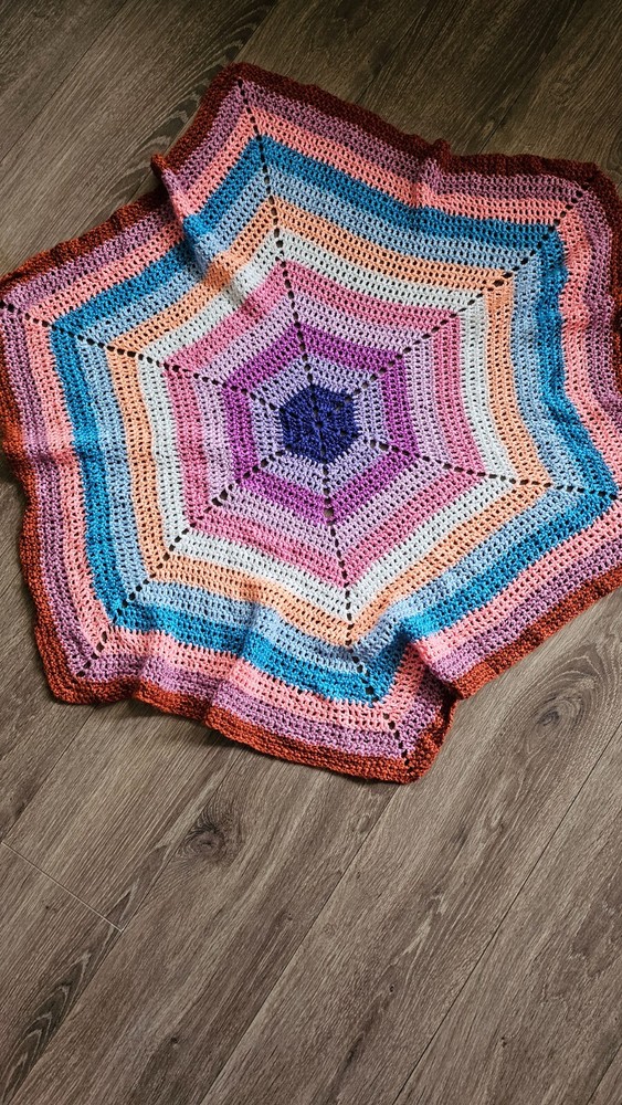 Hand Crochet Star Blanket