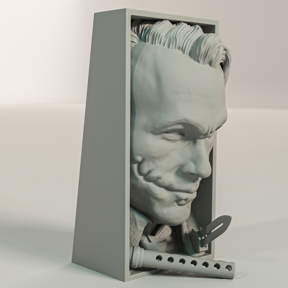 Joker Heath Ledger - DC Comics Book Nook & Wall Mount