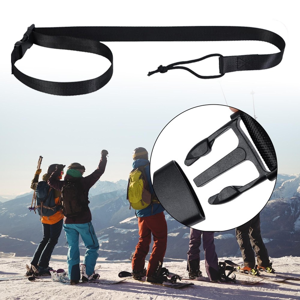 Snowboard Leash Binding Strap Ski Board Part Polyester Reusable Snowboard