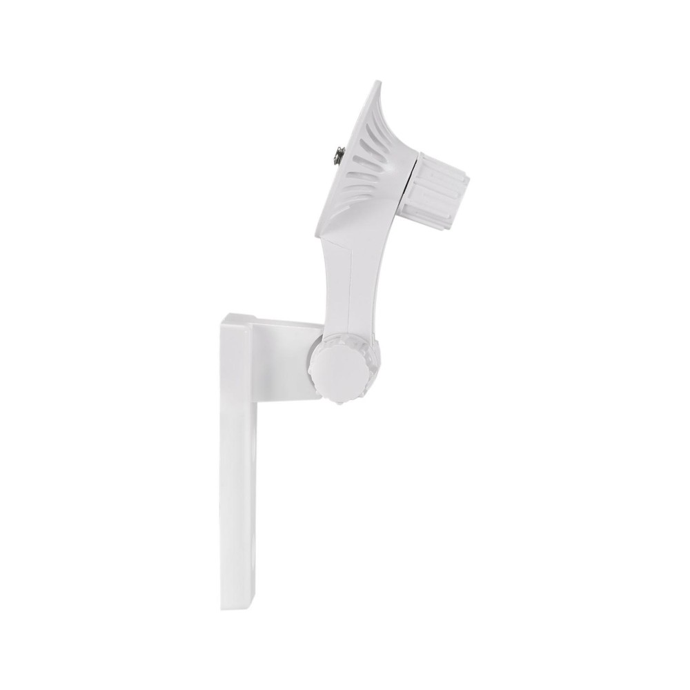 Adjustable Security Camera Bracket, Plastic Wall Mount CCTV Stand, White 2pcs