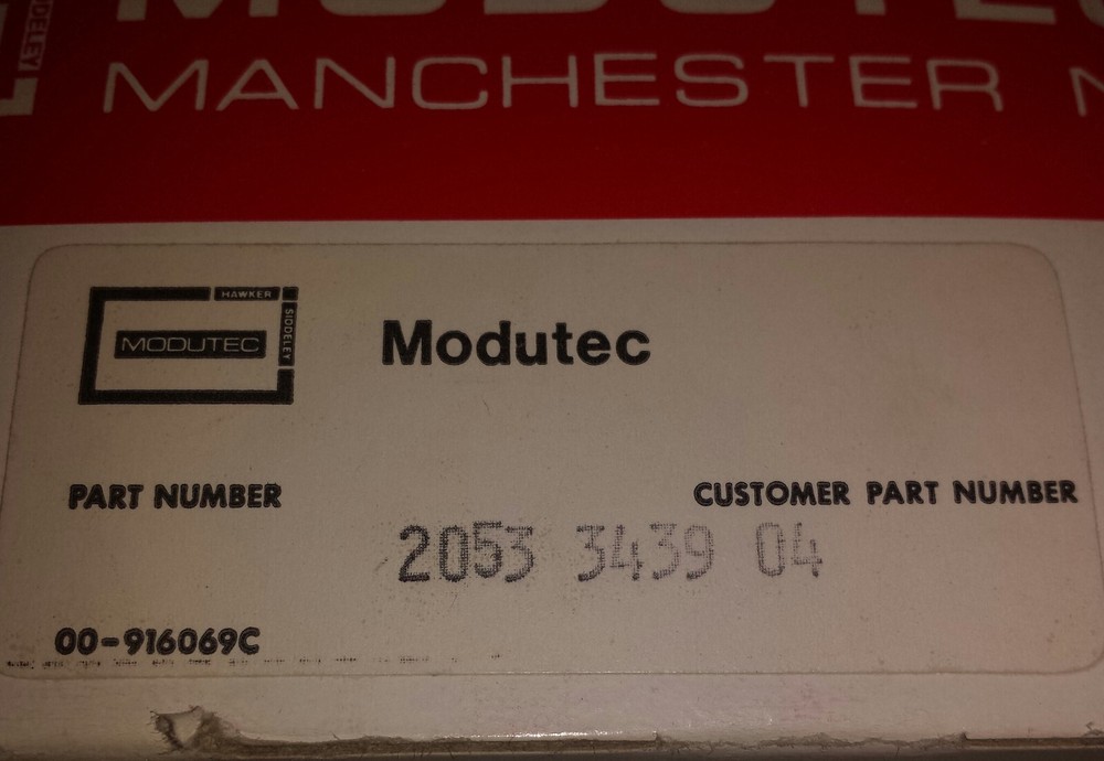 Modutec 2053-3439-04 AC Current LCD Digital Panel Meter