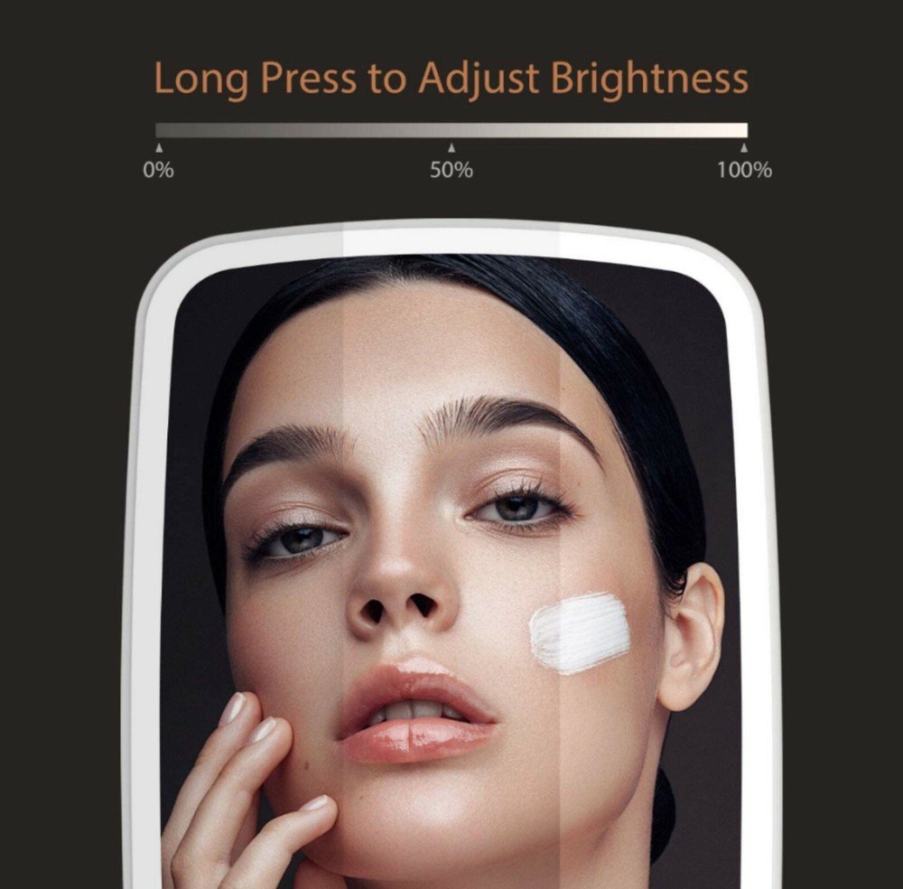 USB Rechargeable LED Lighted Makeup Mirror