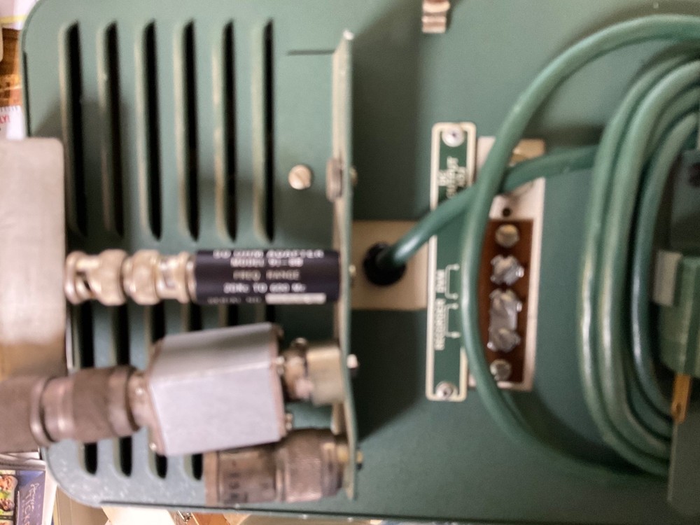 Boonton Electronics model 91H Sensitive RF Voltmeter 50 OHM Adapter connectors