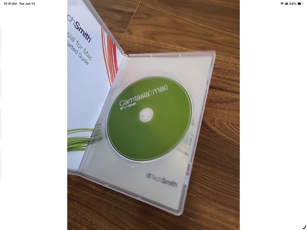 Camtasia Studio 1.2 TechSmith Software Disk - Powerful Video Editing for Mac
