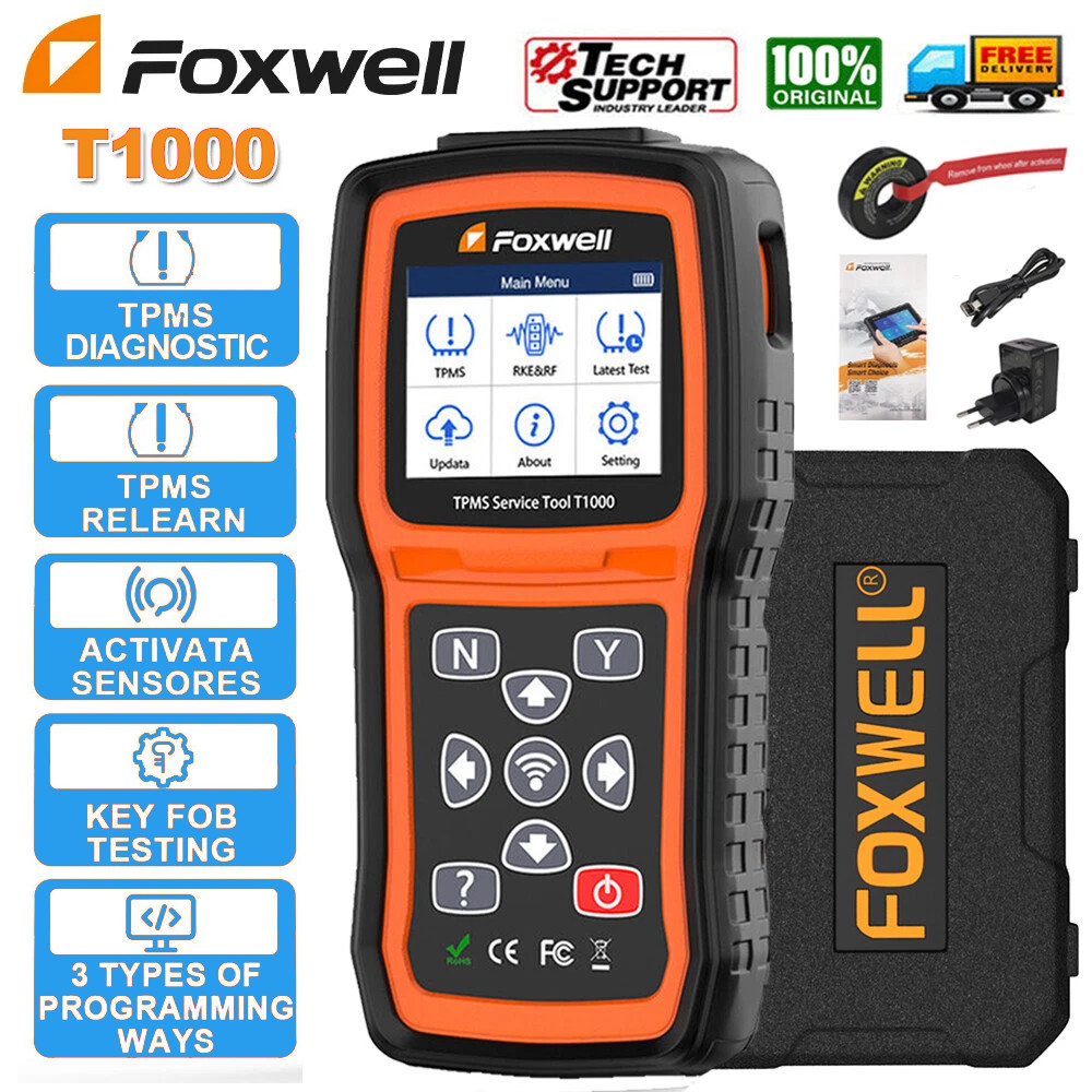Foxwell T1000 TPMS Activation Programming Reset Tool Car Tire Pressure Sensor