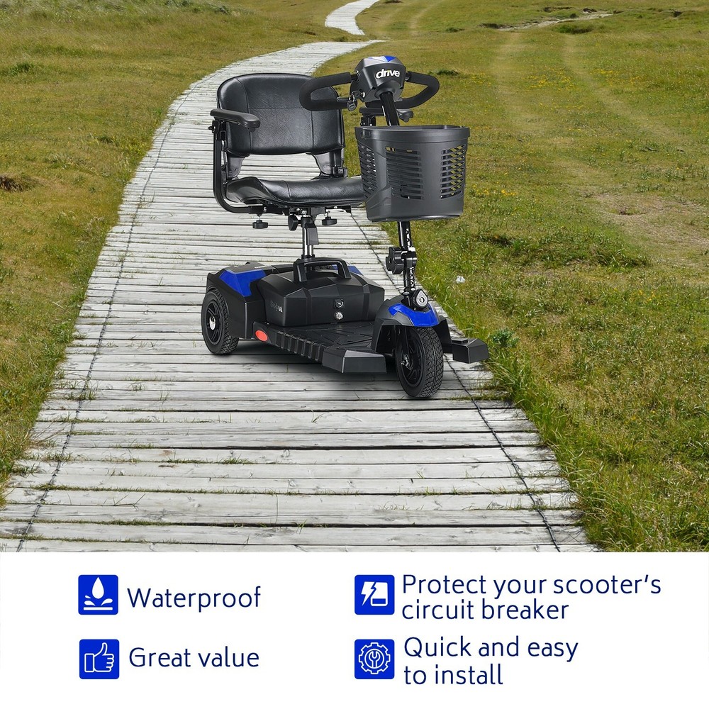 Waterproof Rubber Boot Cover for Push-Button Reset Circuit Breakers 5-Pack