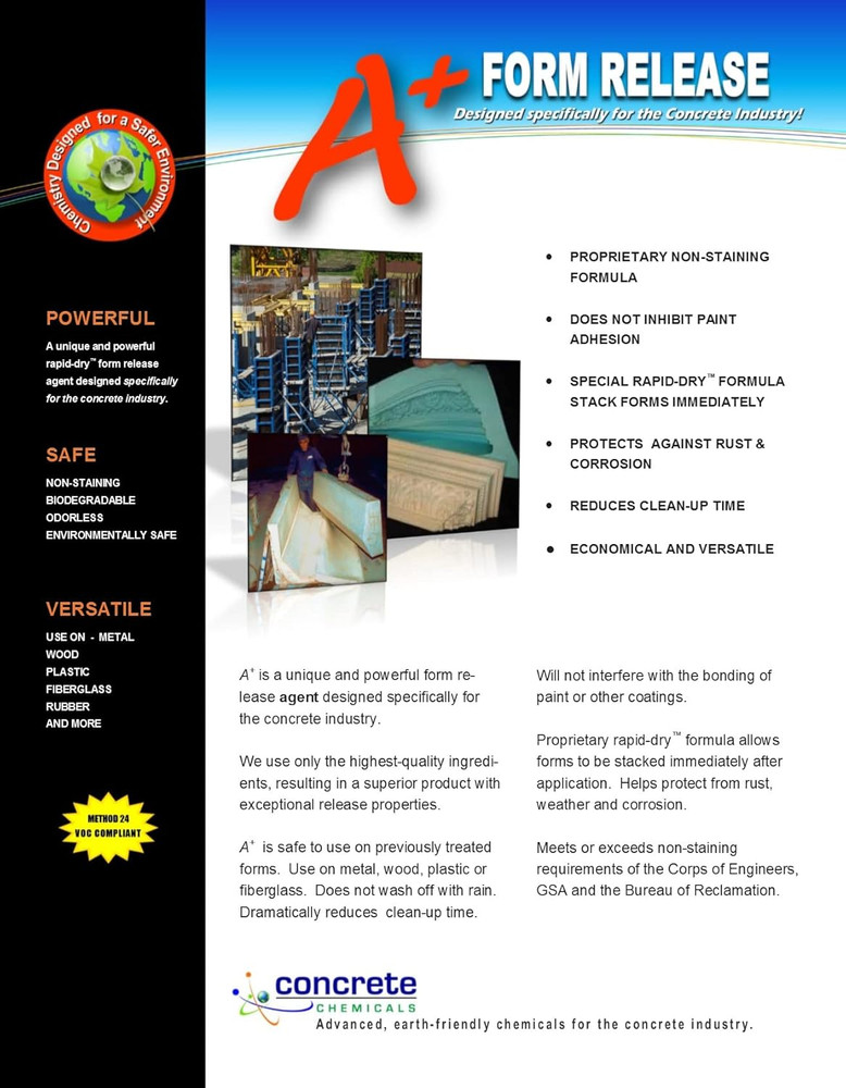 A + Form Release Agent 5 Gallon