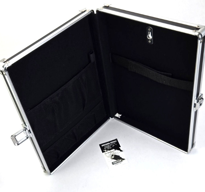 Vaultz Locking Storage Clipboard Black/Silver with 2 Keys