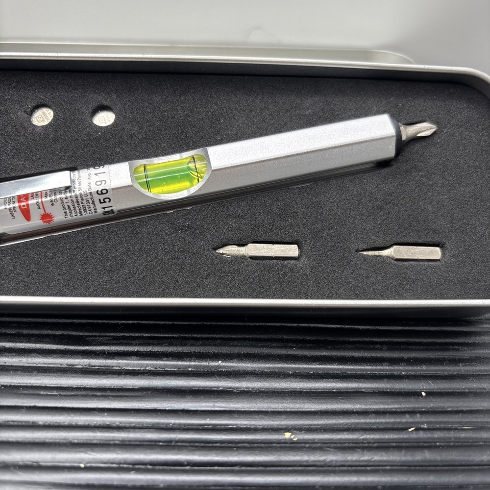 Restoration Hardware Laser Level Pocket Multi-Function Tool Kit Mint in Box