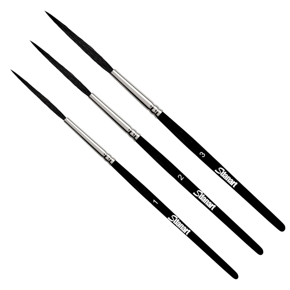 Scroll Pinstriping Brush,3 PCS High Performance Script Pinstripe Brushes,Made fr