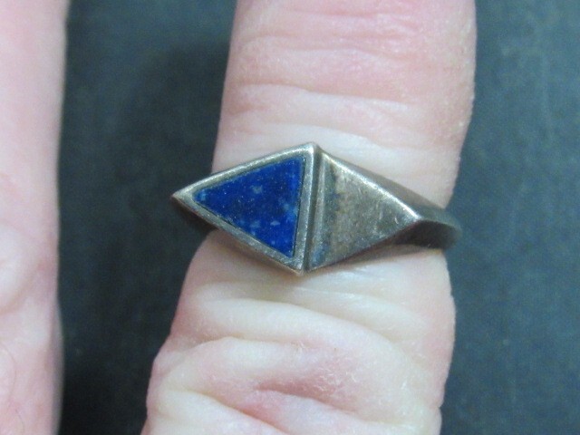southwestern lapis sterling ring
