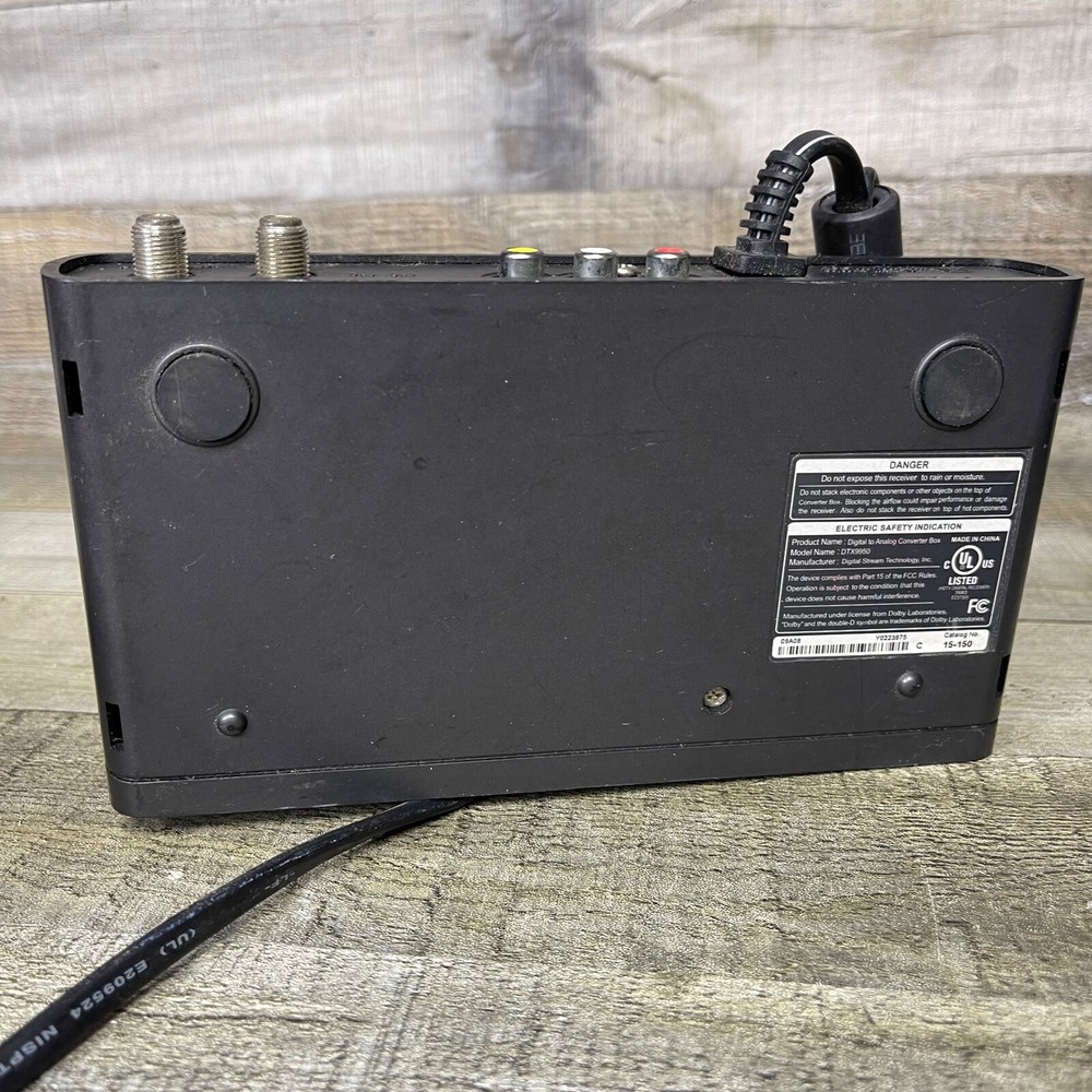 Digital Stream Dolby DTV Digital Converter Box DTX9950 Untested