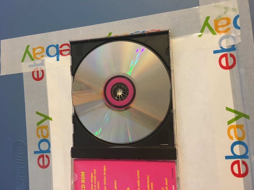 Vintage Barbie Software Activity Sticker Designer CD-ROM MATTEL