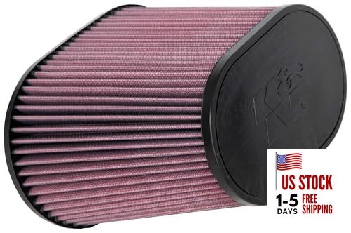 High-Flow Original Lifetime Universal Clamp-On Air Filter: High Performance,