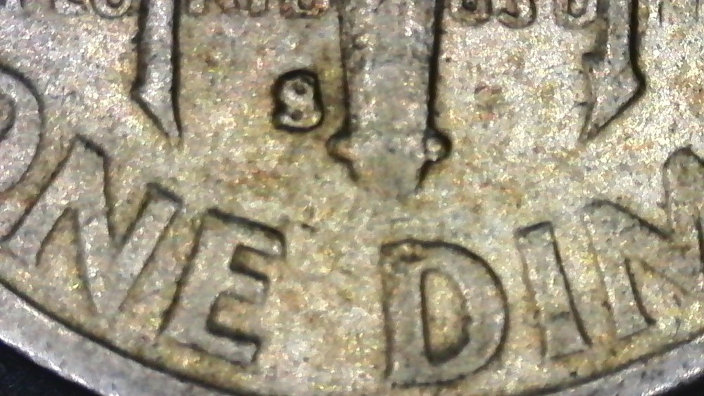 1951S Roosevelt Dime Mis Struck S Over Mintmark (OMM) Errors