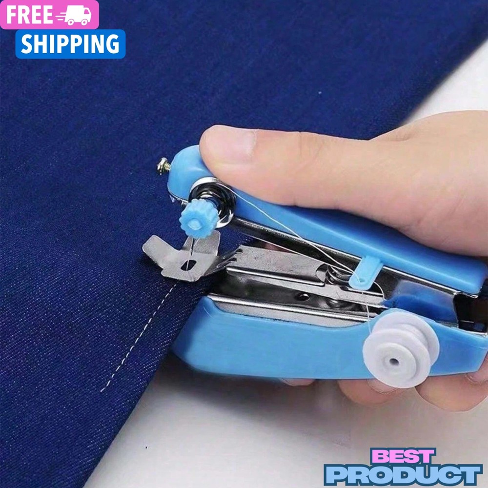 Manual Sewing Machine Portable Mini Multi-Functional Handheld Tailor Sewing Tool