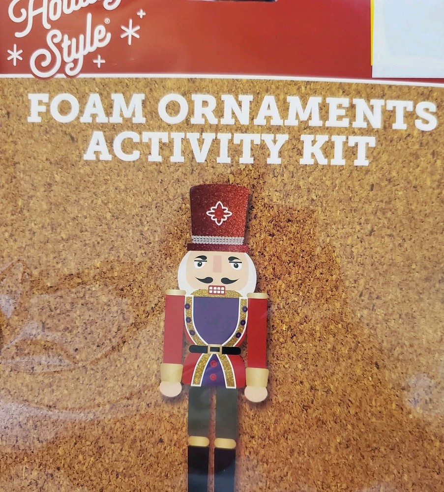 Holiday Style Foam Ornaments Activity Kit Set