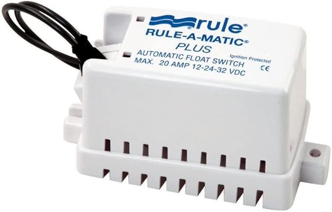 Rule-A-Matic® Plus Float Switch — Heavy-Duty Automatic Bilge Pump Switch ⚡💧