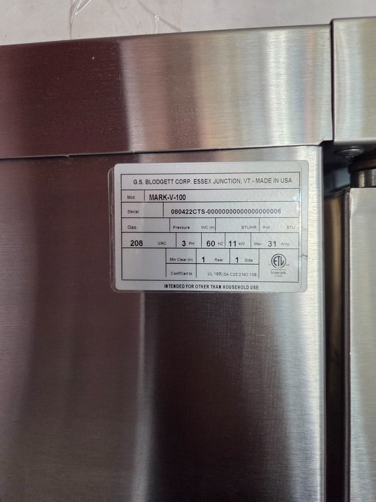 Blodgett Mark V Convection Oven