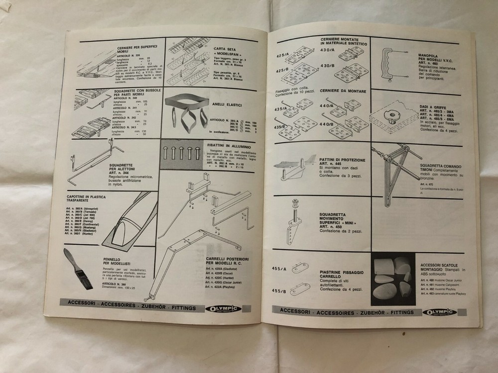 OLYMPIC CATALOG MODELS AIRCRAFT NAVAL.