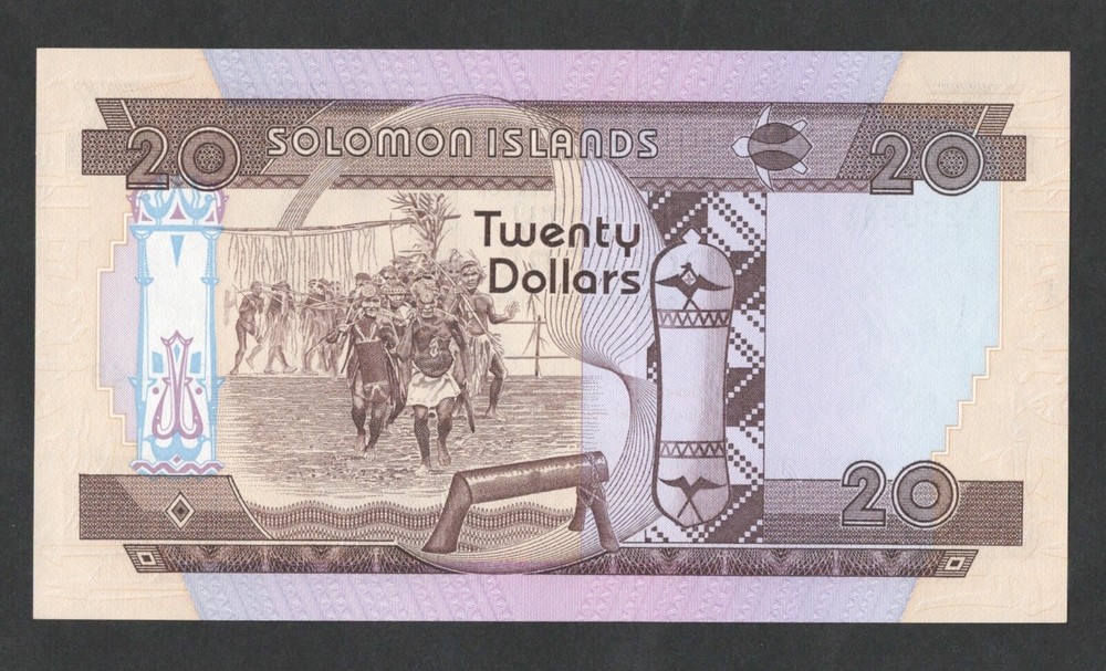 Solomon Islands 20 dollars 1984 year P-12 UNC