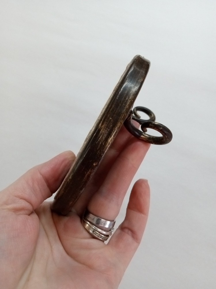 Slate Rock Pillar Candle Holder