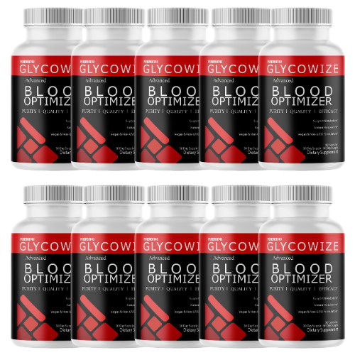 Glycowize Advanced Blood Optimizer Glycogen Support Supplement - 10 Bottles