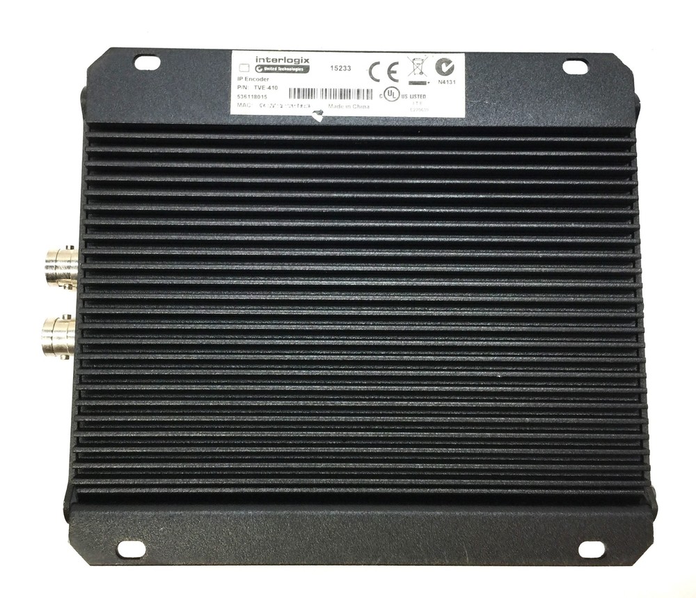 GE Security Interlogix TruVision 4 Channel IP Encoder TVE-410 NOS