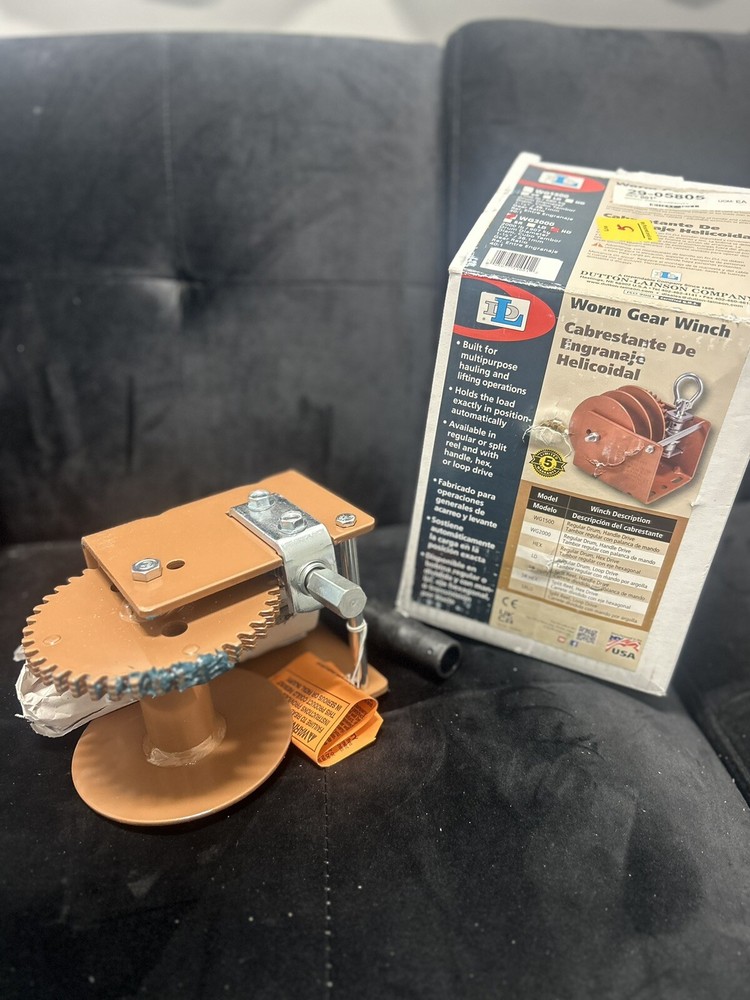 Dutton Lainson Worm Gear Winch WG2000 SPLIT REEL