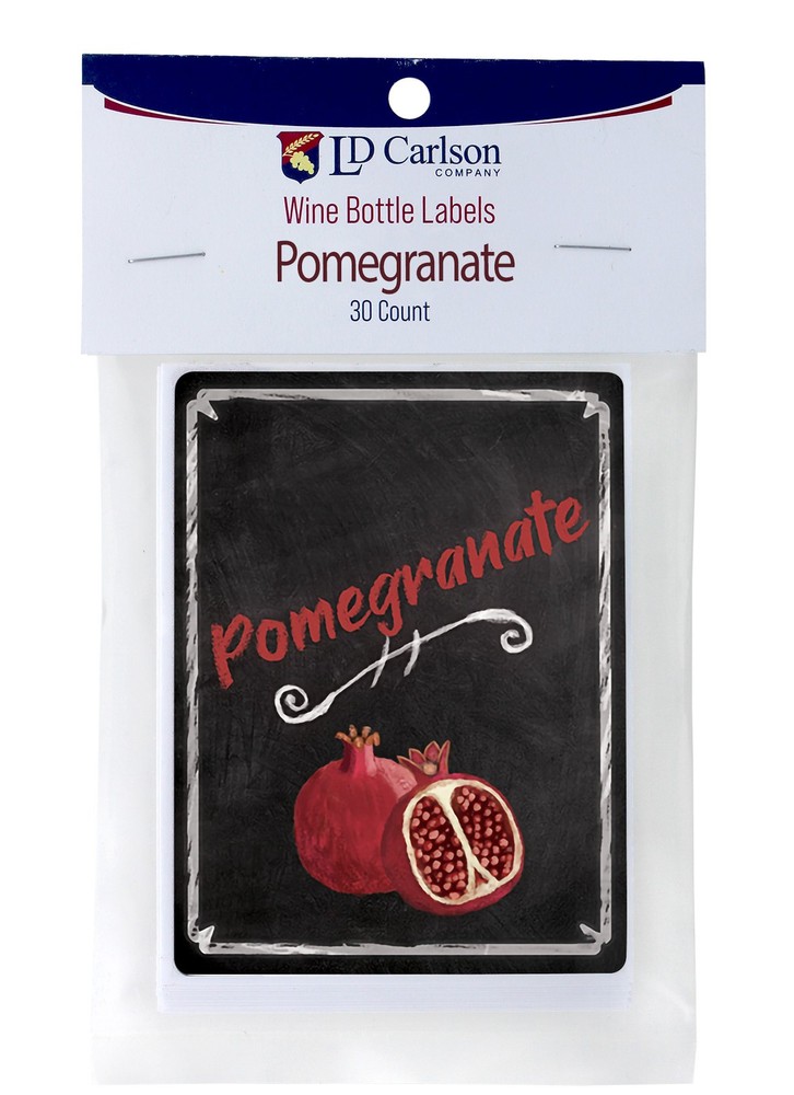 Pomegranate Wine Labels 30/Pack Mist Collection