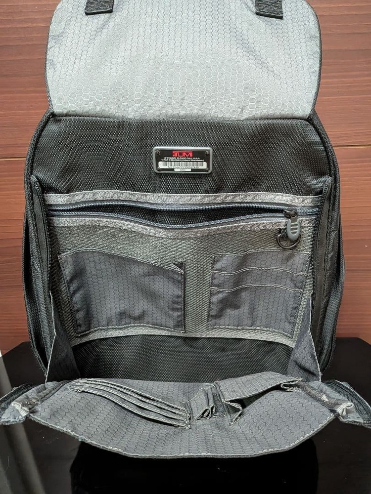 TUMI Backpack Business Bag Large Capacity Black Used