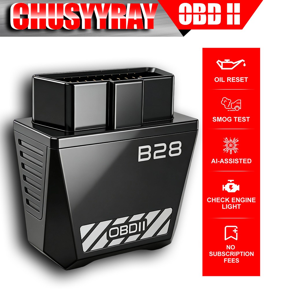 B28 OBD2 Bluetooth 5.1 OBDII Scanner 150 Data Streams Code Reader Diagnostic