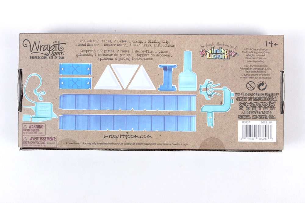 Rainbow Loom Wrapit Loom Pro Duo Bead Bracelet LONG MAKER ONLY