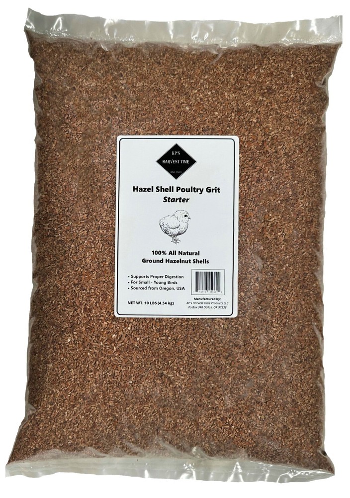Hazel Shell Poultry Grit Starter - 10 lbs. - Chickens | Ducks | Turkeys
