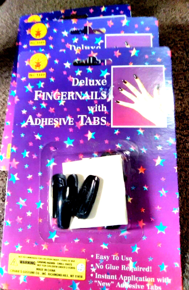 Rubies~Fingernails Deluxe With Adhesive Tabs