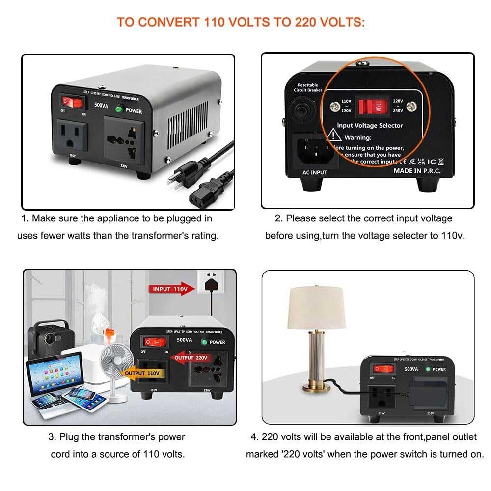 500W Voltage Transformer Power Converter