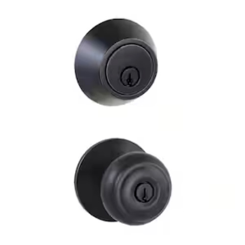 Defiant Hartford Matte Black Single Cylinder Combo Pack