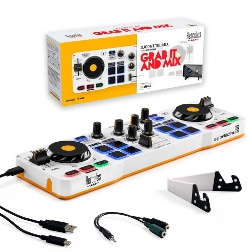 Hercules DJCONTROL-MIX DJ Controller for Smartphones & Tablets
