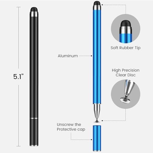 Stylus Pens for Touchscreens, 2-in-1 High Sensitivity&Precision 4 Pack