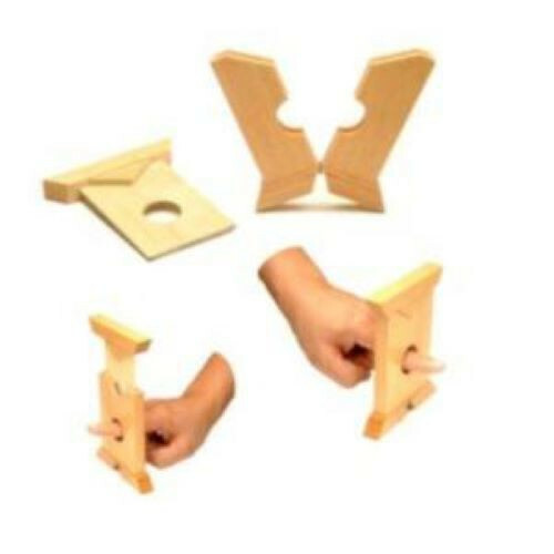 MAGIC TRICK & MINI ILLUSION - FINGER PENETRATION FRAME - WOODEN 