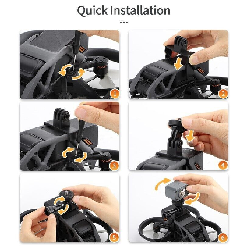 Night Flying Light & Mounting Bracket for DJI Avata