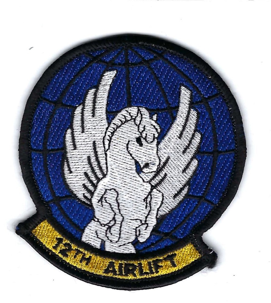 PATCH 12th  AIRLIFT FLIGHT  ALF  LANGLEY  AFB AS-15B