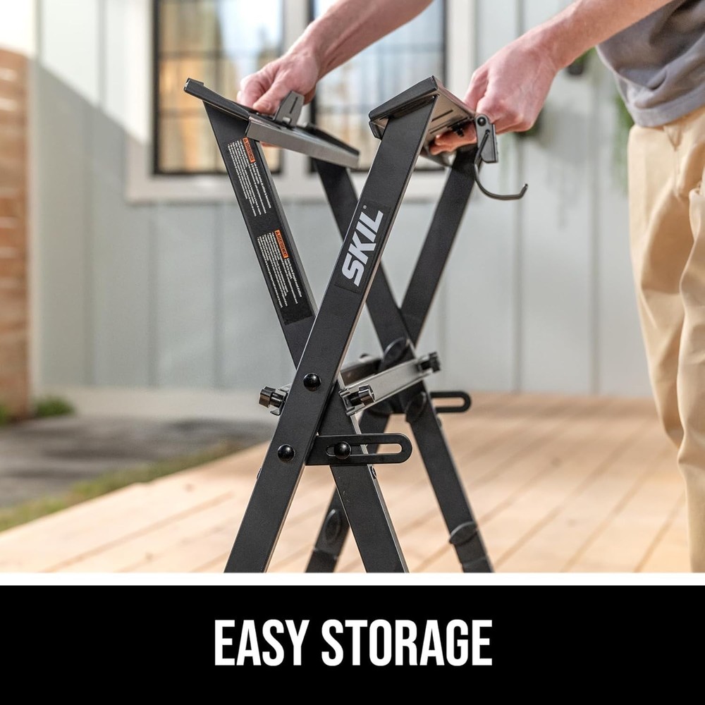 Compact Workbench with Folding Stand - Easy Setup & Storage=