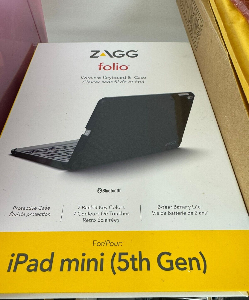 Zagg - bluetooth keyboard Protective Case for Apple iPad Mini 5th gen